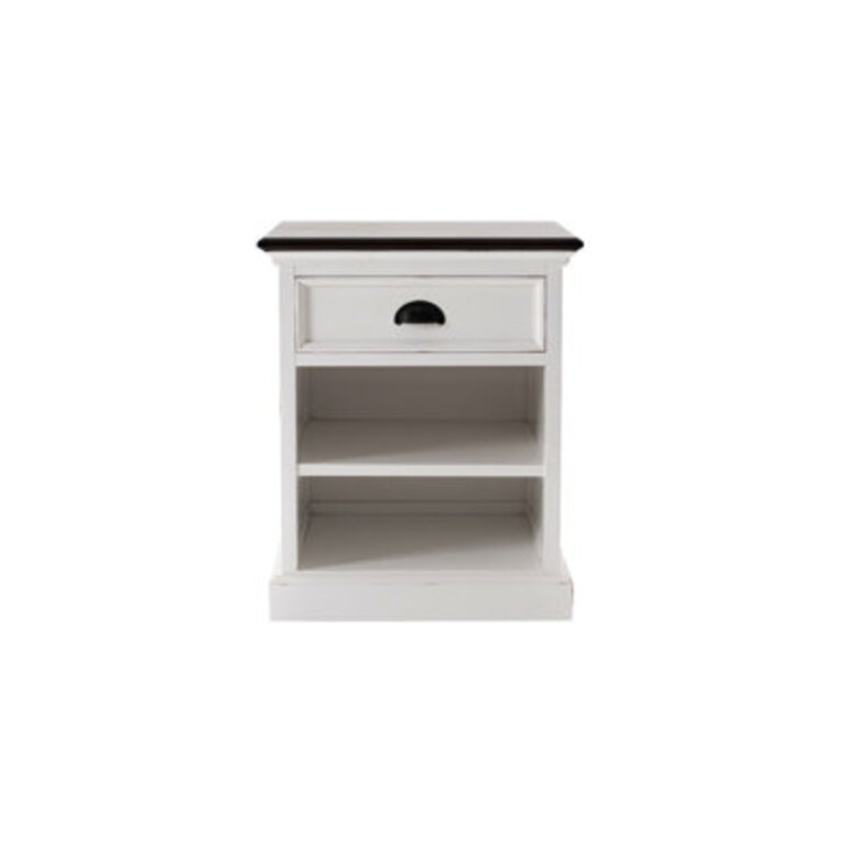 Guildford 1 - Drawer Solid Wood Nightstand in Classic White