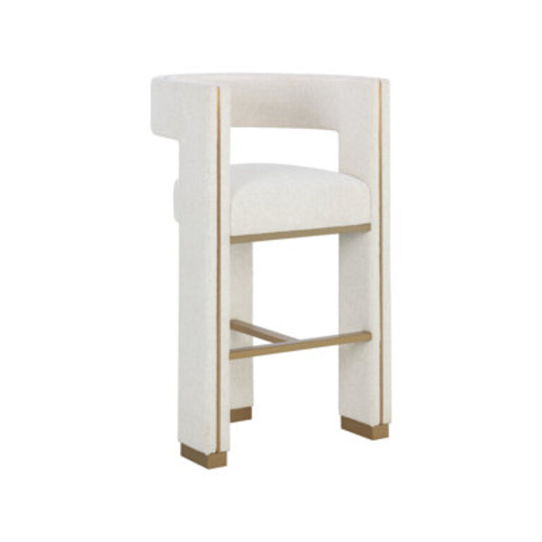 ADAMINA - RHEA LIGHT BARLEY Seat Height: Bar Stool (30" Seat Height)