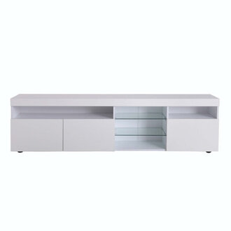 Modern Design TV Stands For Tvs Up To 80'' Color: White