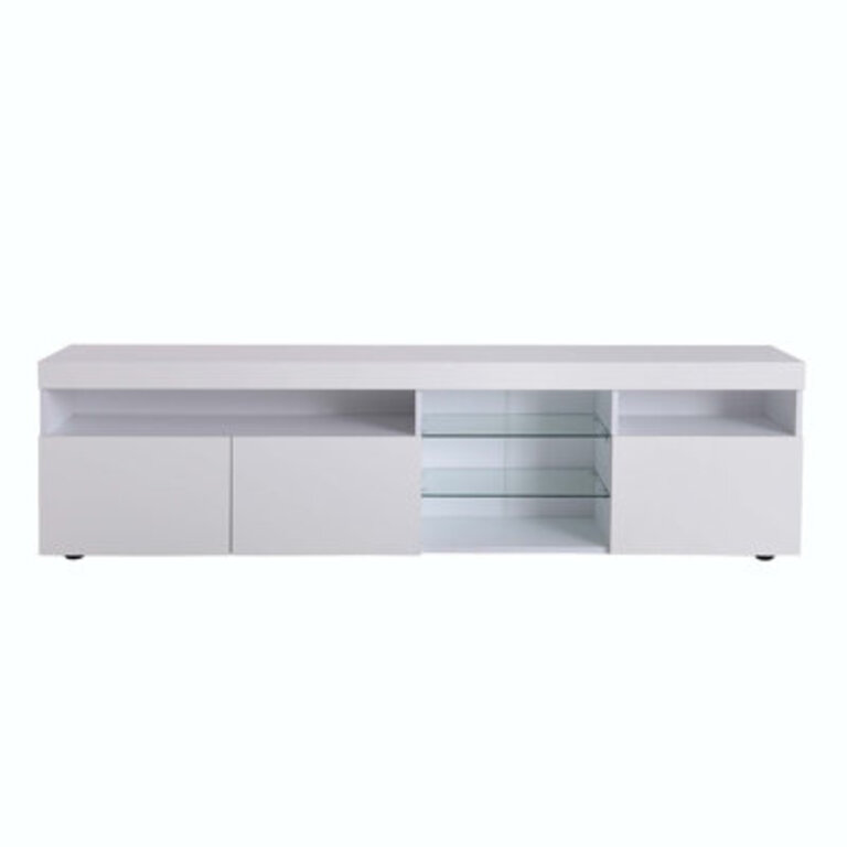 Modern Design TV Stands For Tvs Up To 80'' Color: White