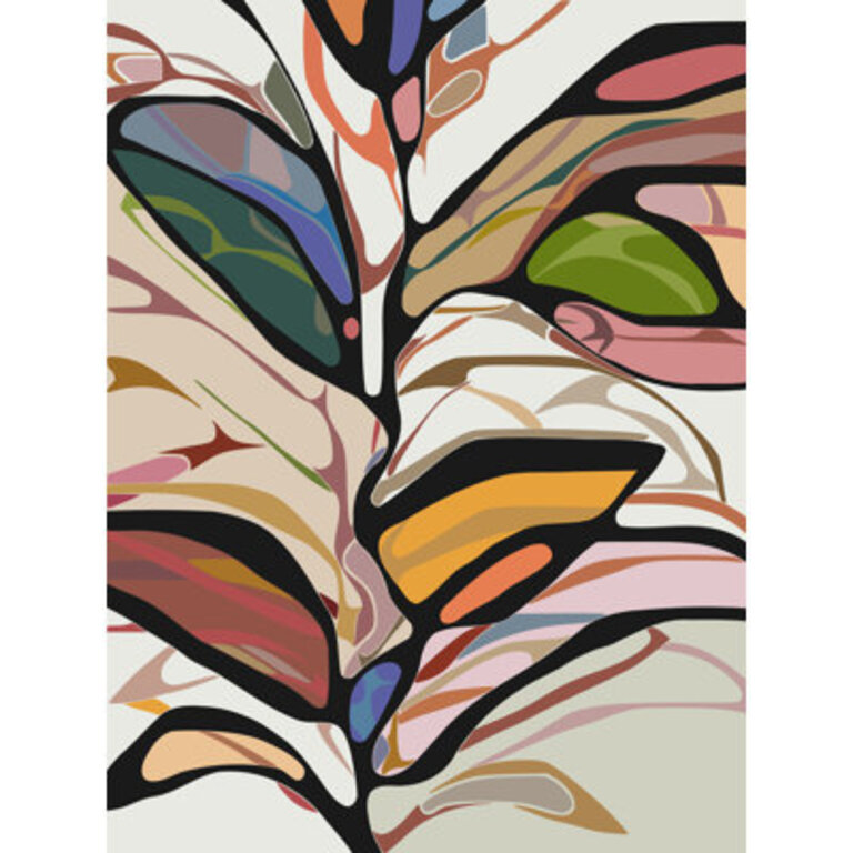 Colorful Tree by Angel Estevez - Wrapped Canvas Print