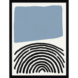 Kofi Good Vibes III By Jacob Greenframed Art Print Format: Black, Size: 25" H x 19" W x 1" D