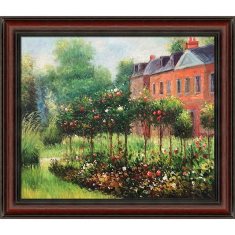 The Rose Garden At Wargemont, 1879 By Pierre-Auguste Renoir With Grecian