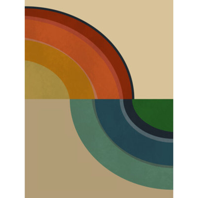 Rainbows by Angel Estevez - Graphic Art Size: 32" H x 24" W, Format: Wrapped Canvas