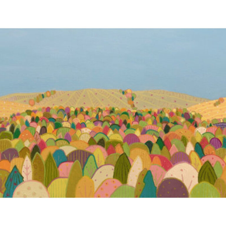 Of Woods & Hillsides by Jeff Ferst - Painting Size: 24" H x 32" W, Format: Wrapped Canvas