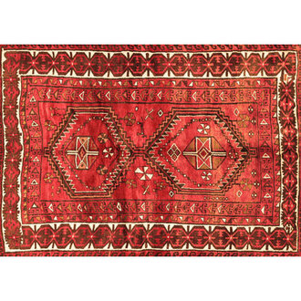 Traditional 2807 Orange Area Rugs Rug Size: Rectangle 8' x 10'