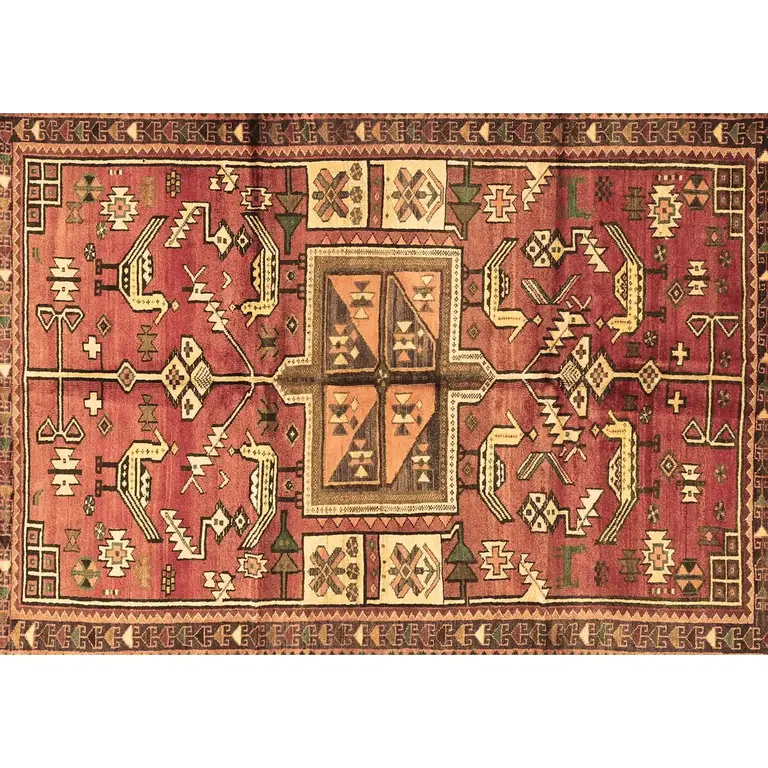 Brown Rug Rug Size: Rectangle 7' x 9'