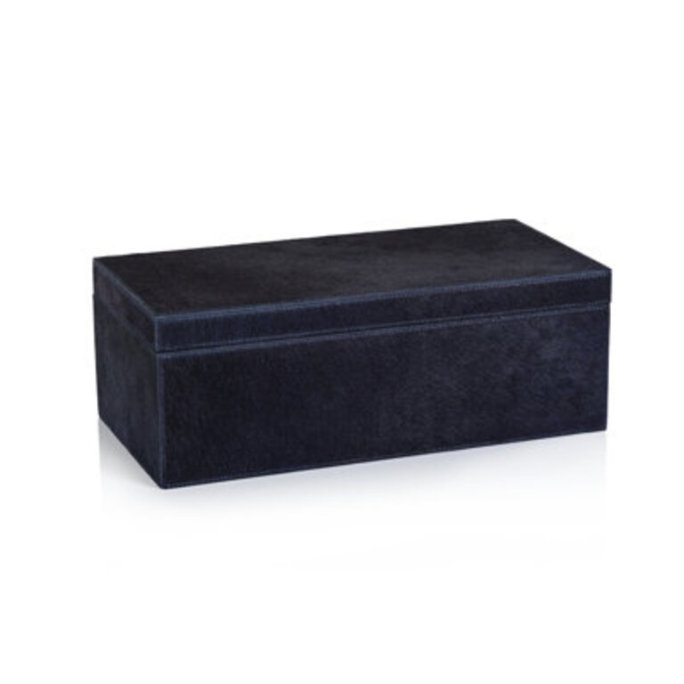 Rutbeek Hair-On Leather Decorative Box Size: 5" H x 14" W x 7" D