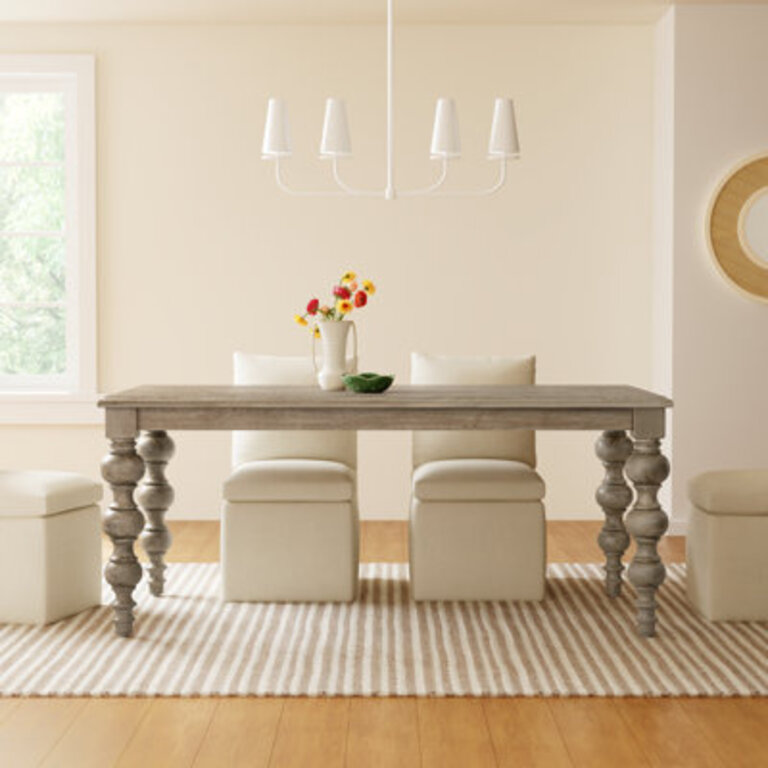 Werner Solid Wood Dining Table Size: 30" H x 72" L x 38" W