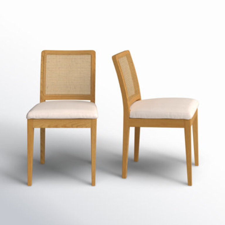 Torrian Solid Wood Side Chair Frame Color: Natural