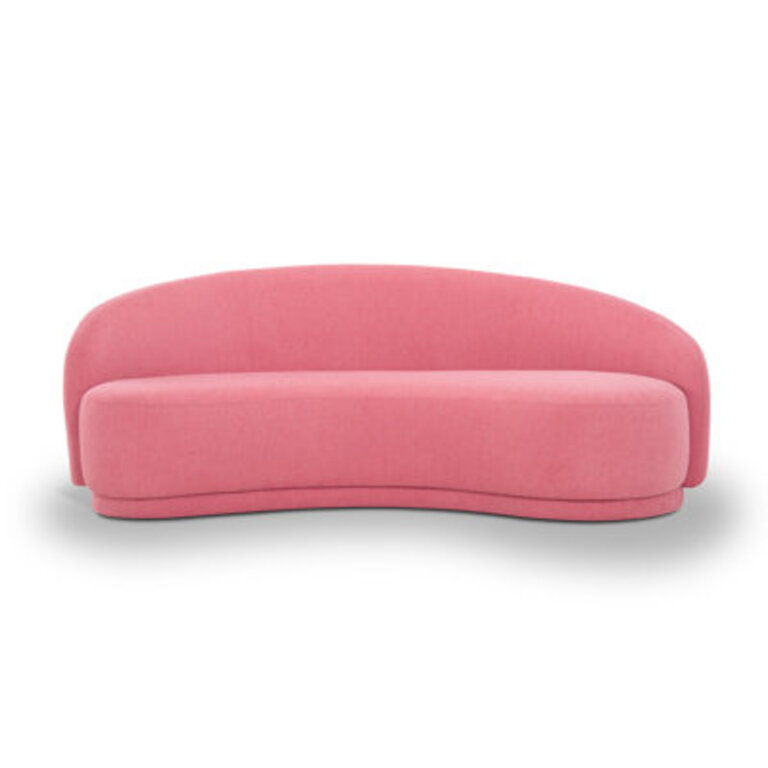 Deans 82'' Upholstered Sofa Fabric: Firenze Bubblegum