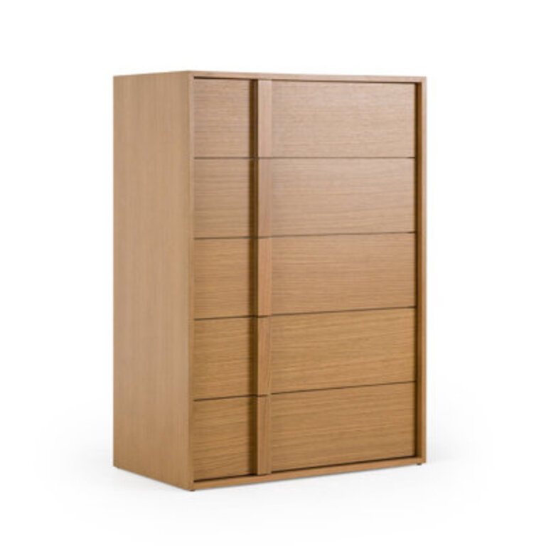 Alvarez 5 Drawer Chest Color: Oak