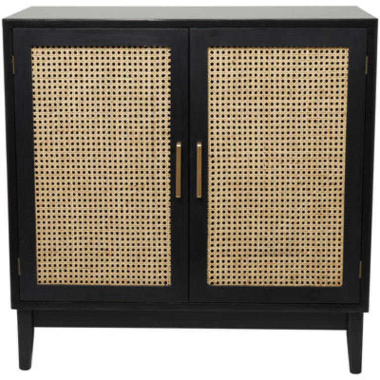 Kalmar 2 - Door Accent Cabinet Color: Black