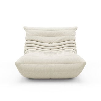 Danial Armless Bean Bag Chair, Mid Century Foam Chair Fabric Type: White Teddy Fabric Danial Armless Bean Bag Chair, Mid Century Foam Chair Fabric Type: White Teddy Fabric