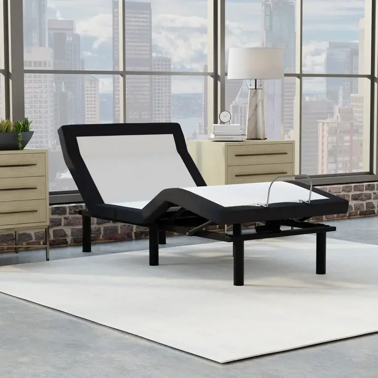 14" Massaging Zero Gravity Adjustable Bed with Wireless Remote Size: Twin Long