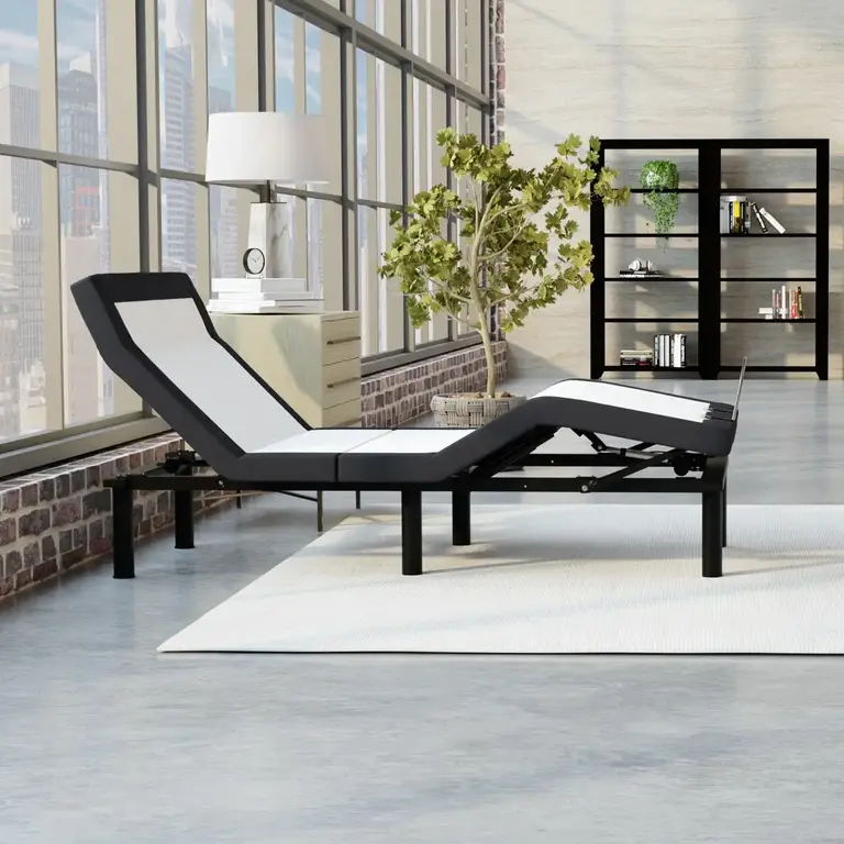 14" Massaging Zero Gravity Adjustable Bed with Wireless Remote Size: Twin Long