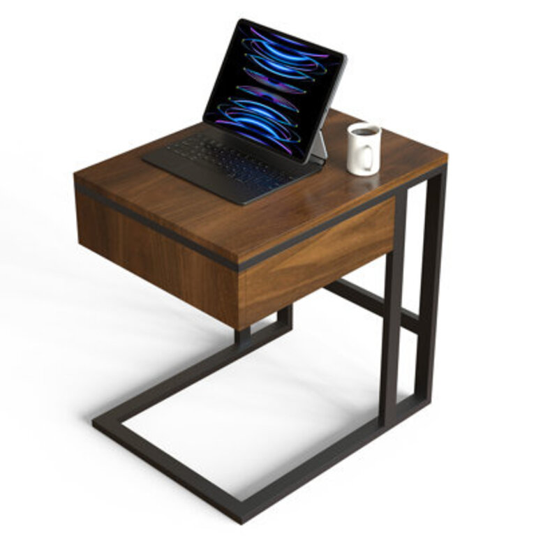 Wyonnia End Table With Hidden Storage