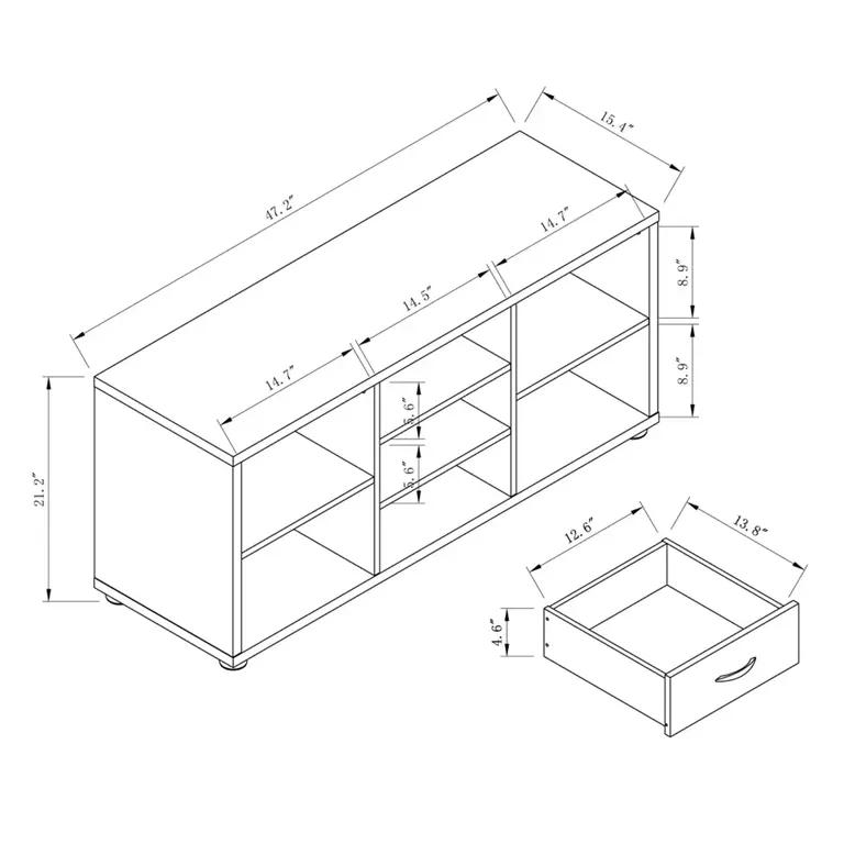 Gabbard TV Stand for TVs up to 55"