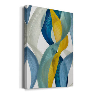 Horizontal Bands II Premium Gallery Wrapped Canvas - Ready To Hang
