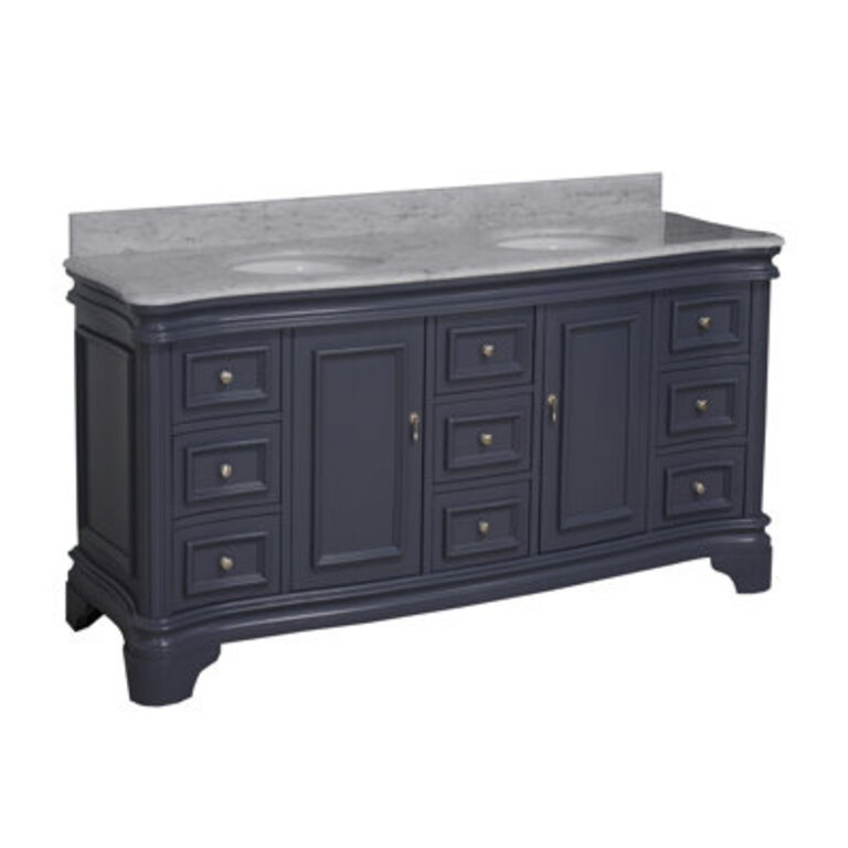 Twain 72 Double Bathroom Vanity Set