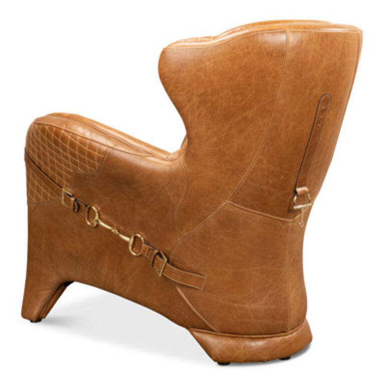 Mcandrews 31 Wide Tufted Top Grain Leather Armchair