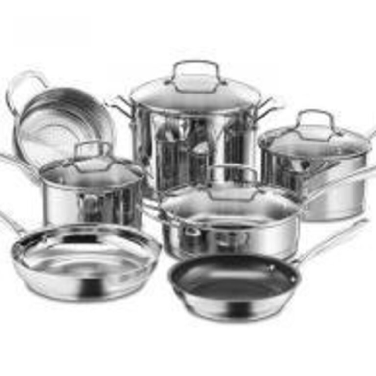 Cuisinart Professional Series 11 Pieces Stainless Steel Cookware Set