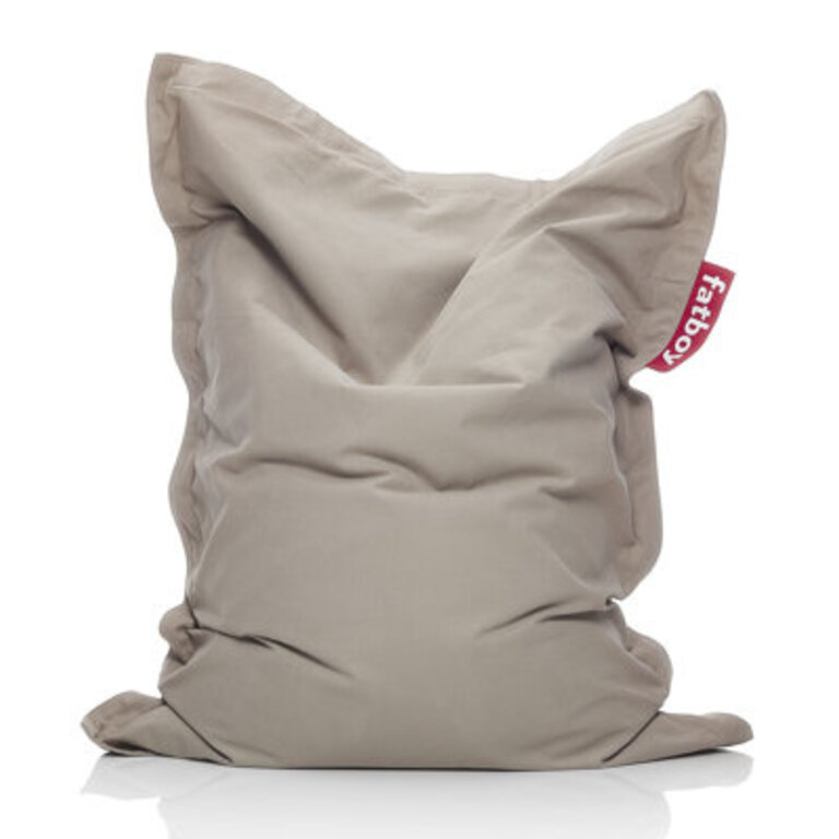 Junior Stonewashed Large 100% Cotton Bean Bag Chair & Lounger Fabric: Sand