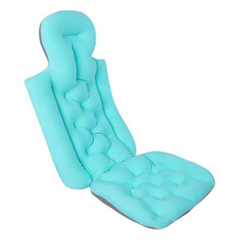Adult Folding Bath Pillow Cushion Spa Head Pillow Bathing Pad Bathtub Cushion Non-Slip Neck Back Relax Bath Pillow