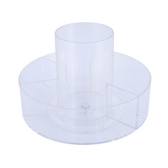 Wayfair Basics® Bever 5-Compartment 360 Degree Rotating Countertop Organizer Storage