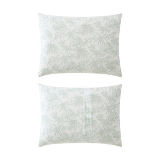 Tommy Bahama Pen And Ink Green Cotton Queen Duvet Cover Set Size: Queen Duvet Cover + 2 Standard Shams