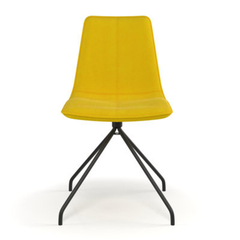 Velvet Upholstered Side Chair