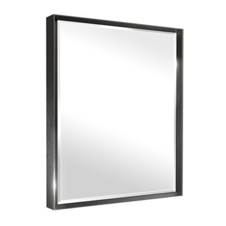 Lohoski Decorative Wall Mirror Beveled Design Bathroom Vanity Mirror Accent Mirror Finish