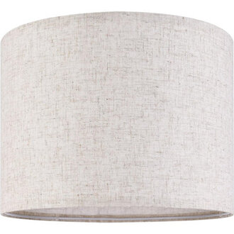 10  H x 13 W Linen Drum Lamp Shade Spider in Gray