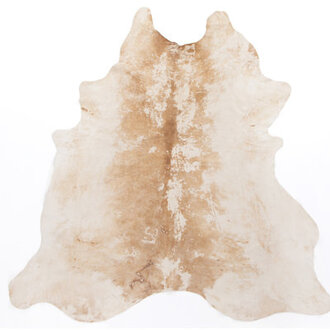 Maribo Animal Print Handmade Cowhide Ivory Area Rug