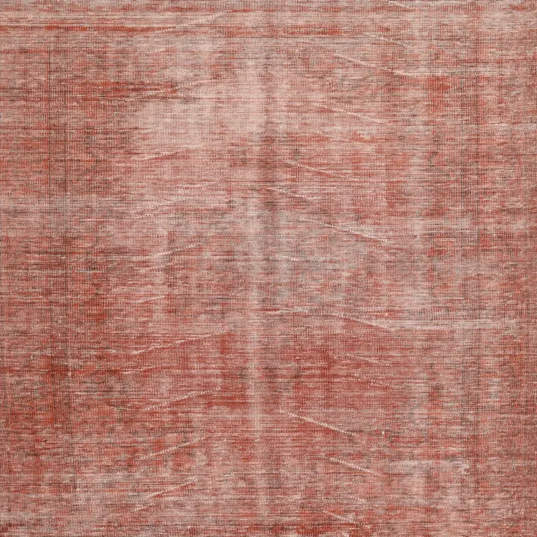 Abstract Wool Tan/Beige Area Rug Rug Size: Square 7'