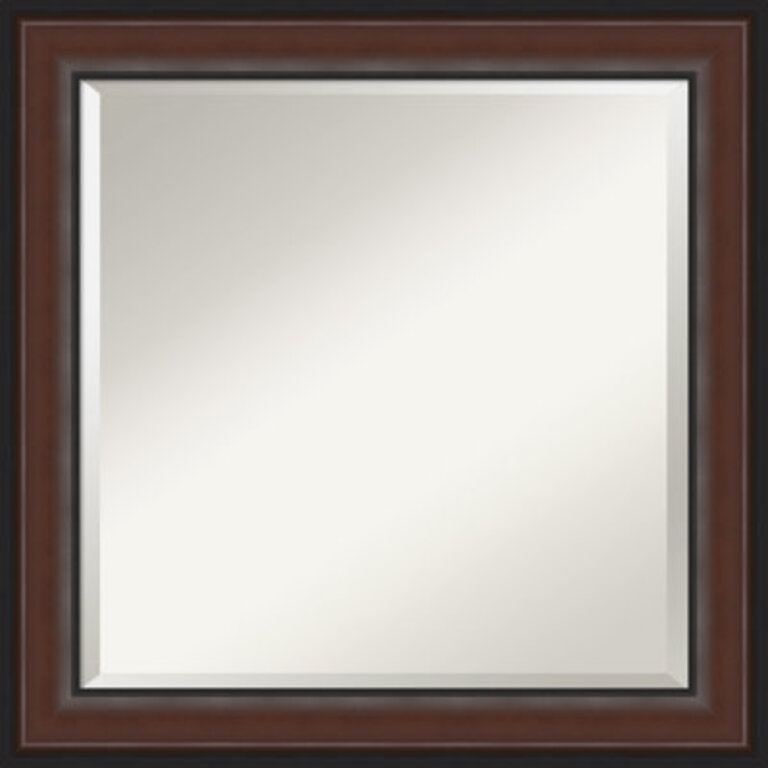 Hilma Beveled Bathroom Mirror Size: 25" x 25"