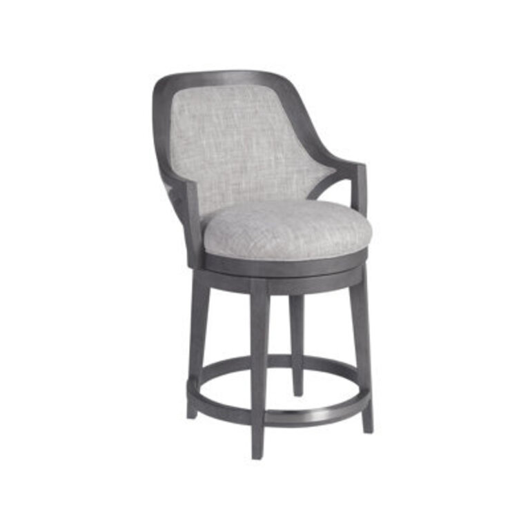 Appellation Upholstered Swivel Barstool Seat Height: Counter Stool (25" Seat Height)