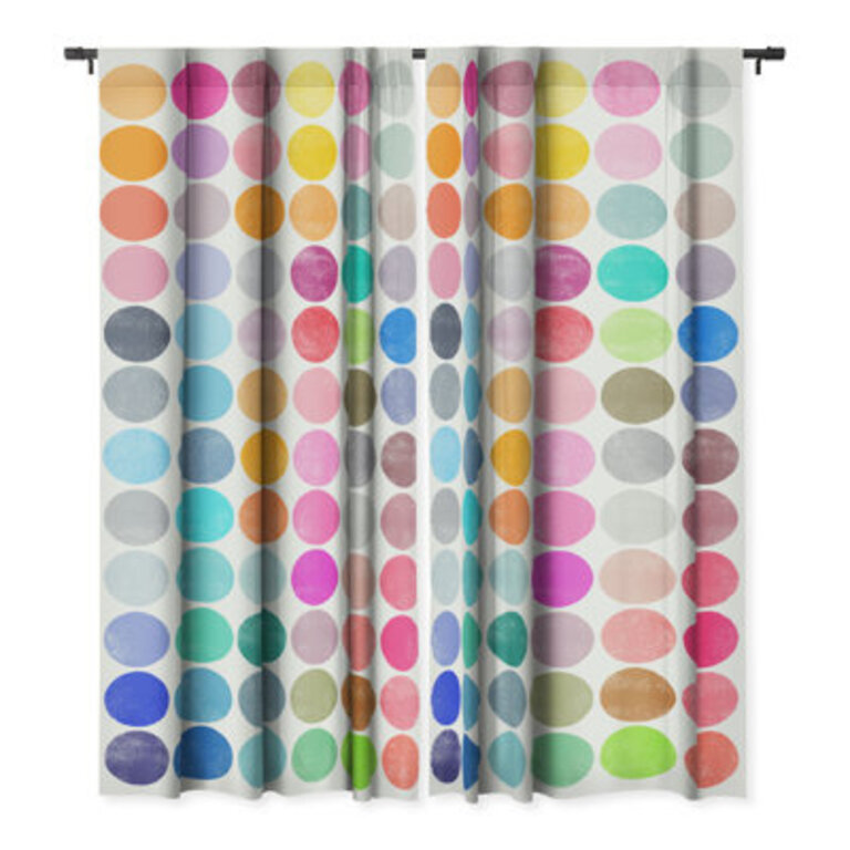 Garima Dhawan Colorplay 9 1pc Blackout Window Curtain Panel Size per Panel: 50" W x 96" L