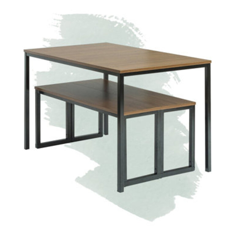 Santrell 4 - Person Dining Set Color: Black/Rich Brown