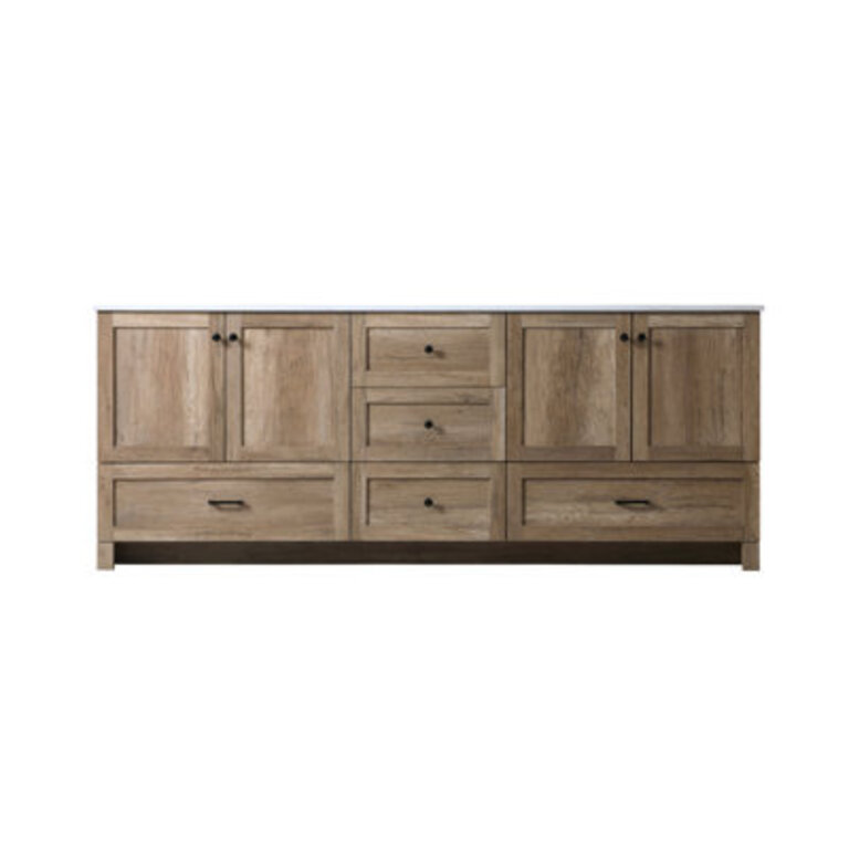 Soma 84 Double Bathroom Vanity with Engineered Marble Top