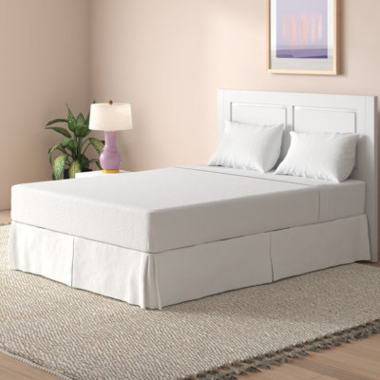 Wayfair Basics® 1800 Series 14" Bed Skirt Size: Full, Color: White
