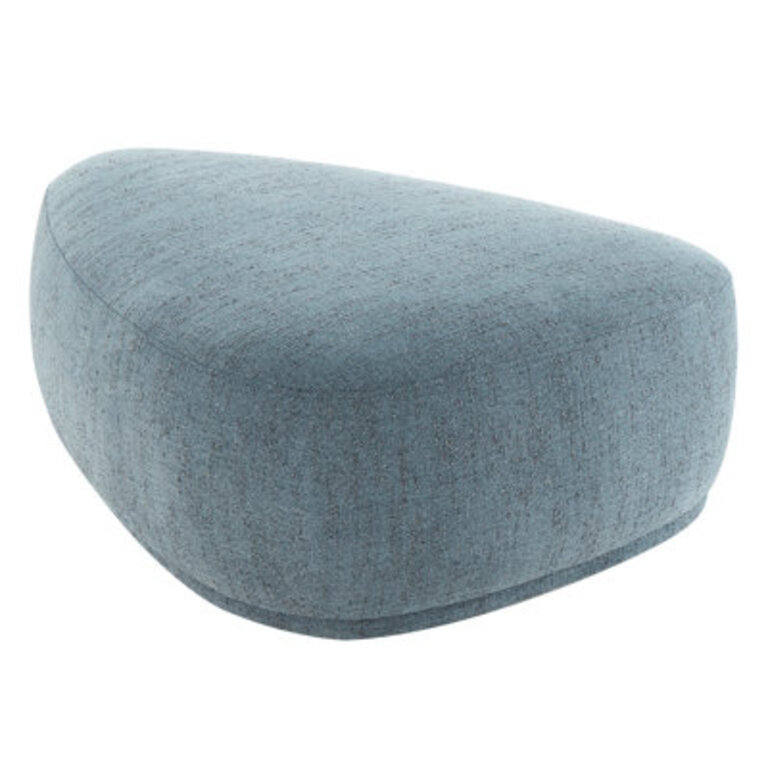 Adna Triangular Upholstered Ottoman