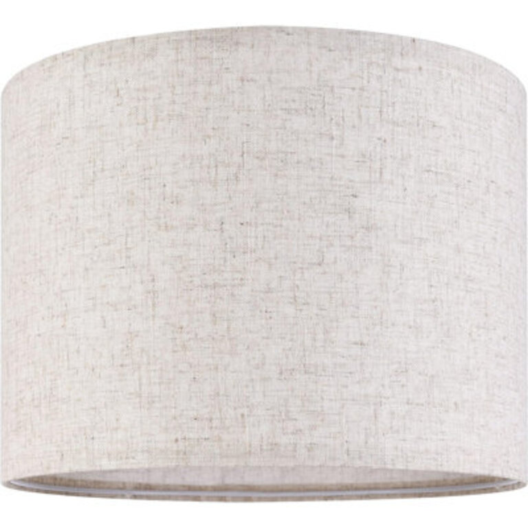 10  H x 13 W Linen Drum Lamp Shade Spider in Gray