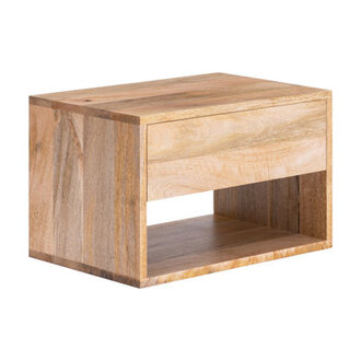 Reni 1 - Drawer Solid Wood Floating Nightstand
