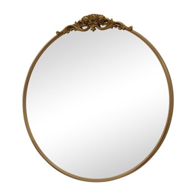 Stourbirdge Vintage 12 D Iron Round Wall Mirror