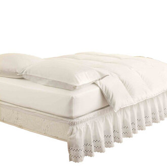 Ruffled Wrap Around Bed Skirt