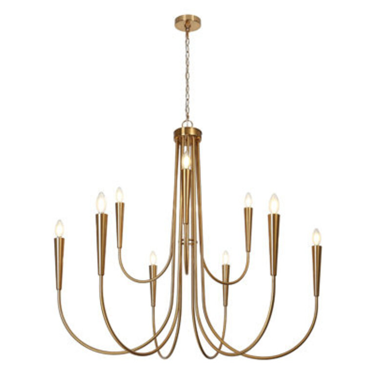 Otho 9 - Light Oversize 41in Candle Style Classic Chandelier  UL Certified