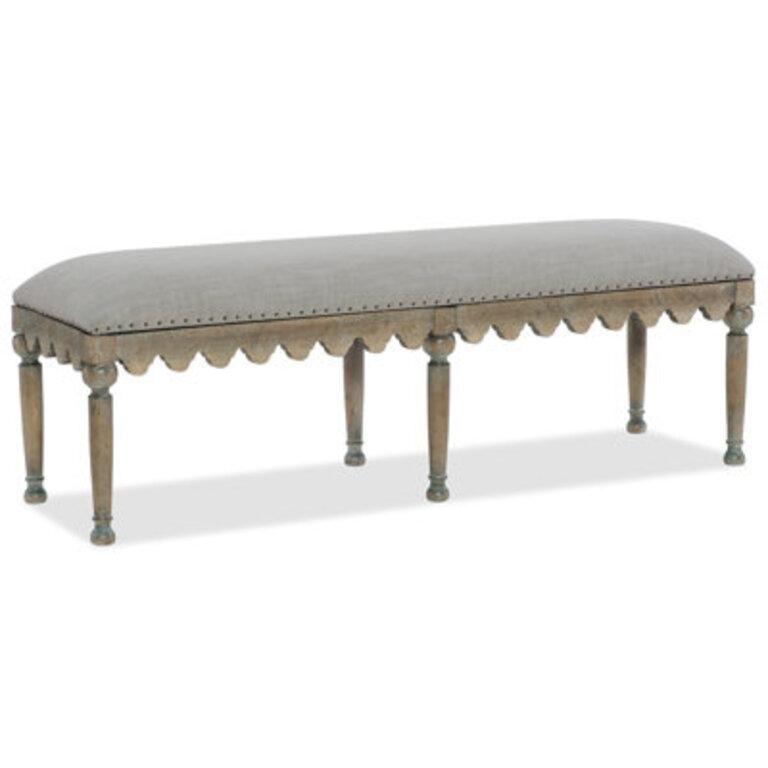 Levingston Linen Upholstered Bench