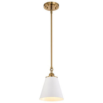 Gertie 7 W 1-Light Cone Single Pendant