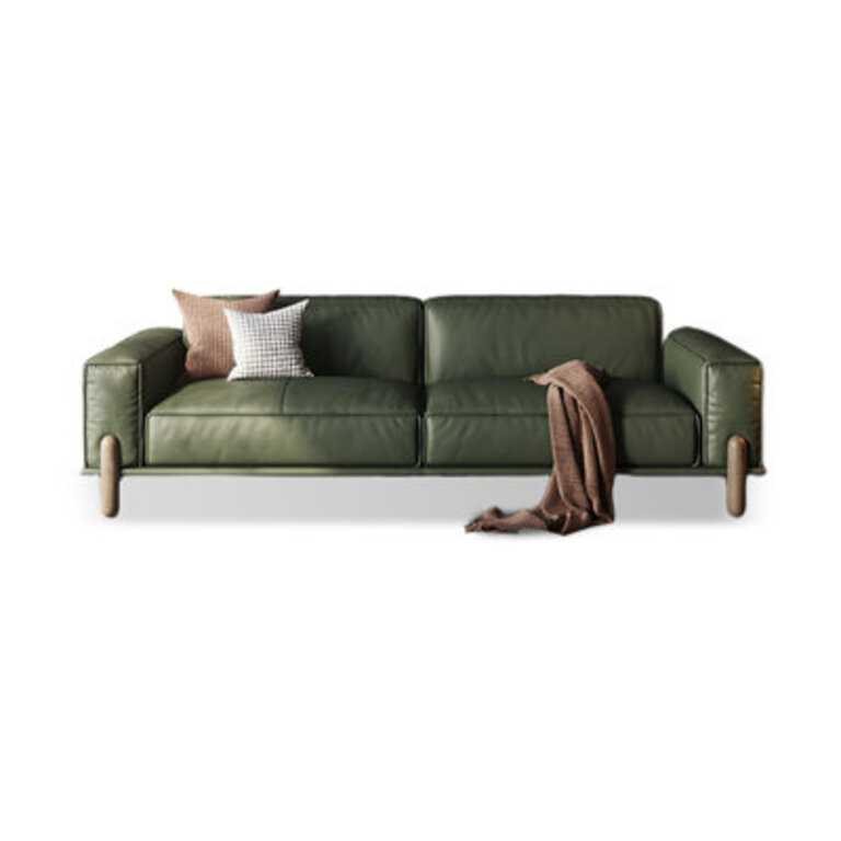 7874 Leather Sofa